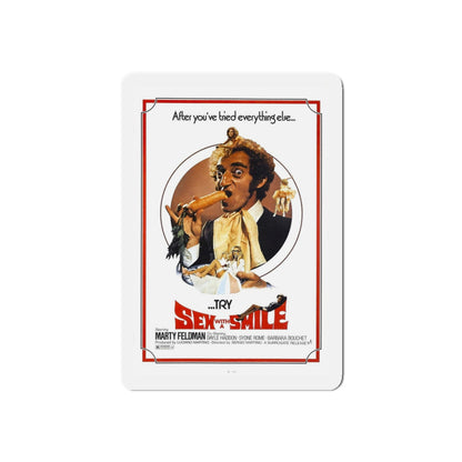 SEX WITH A SMILE 1976 Movie Poster - Refrigerator Magnet-4" x 4"-The Sticker Space