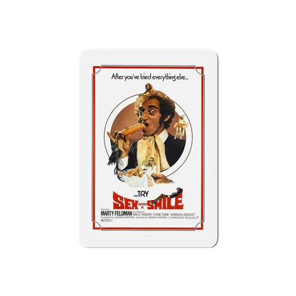 SEX WITH A SMILE 1976 Movie Poster - Refrigerator Magnet 6 Inch Die-Cut - The Sticker Space