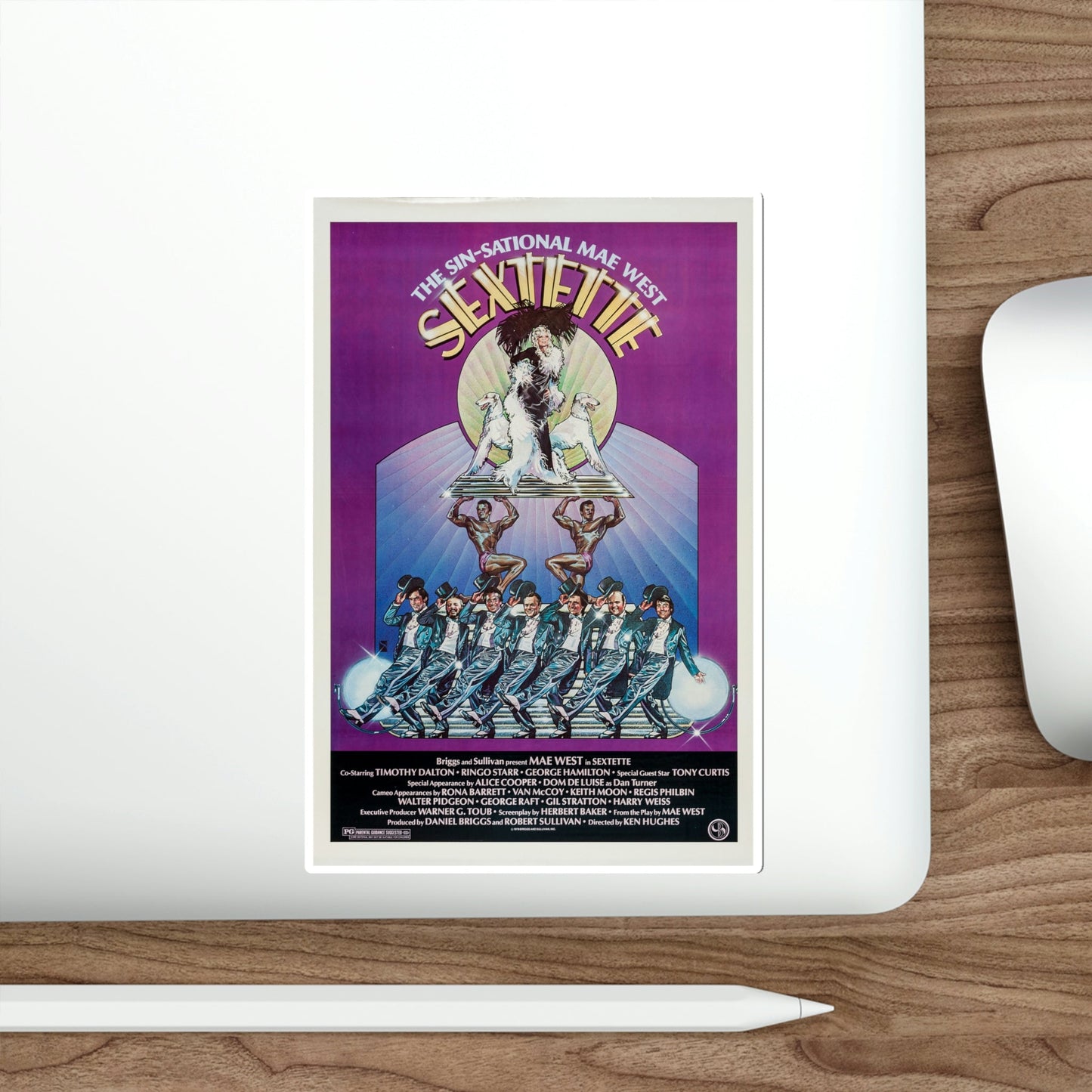 Sextette 1978 Movie Poster STICKER Vinyl Die-Cut Decal-The Sticker Space