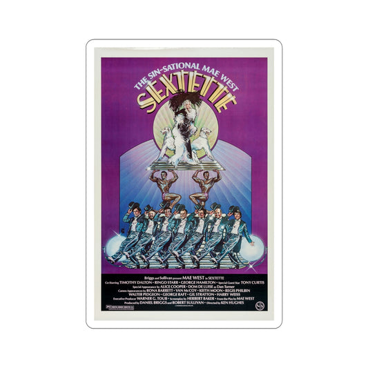 Sextette 1978 Movie Poster STICKER Vinyl Die-Cut Decal-6 Inch-The Sticker Space