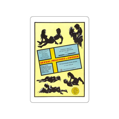 SEXUAL PRACTICES IN SWEDEN 1970 Movie Poster STICKER Vinyl Die-Cut Decal 2 Inch - The Sticker Space