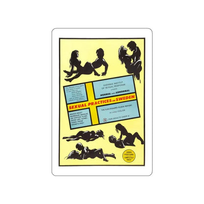 SEXUAL PRACTICES IN SWEDEN 1970 Movie Poster STICKER Vinyl Die-Cut Decal 3 Inch - The Sticker Space