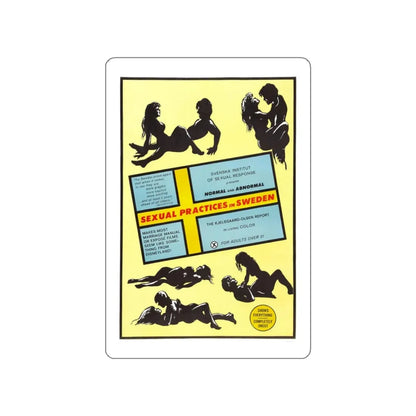 SEXUAL PRACTICES IN SWEDEN 1970 Movie Poster STICKER Vinyl Die-Cut Decal 3 Inch - The Sticker Space