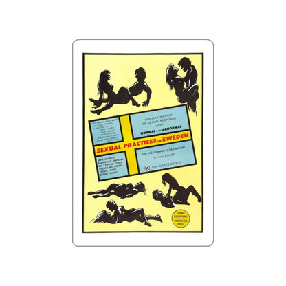 SEXUAL PRACTICES IN SWEDEN 1970 Movie Poster STICKER Vinyl Die-Cut Decal 4 Inch - The Sticker Space