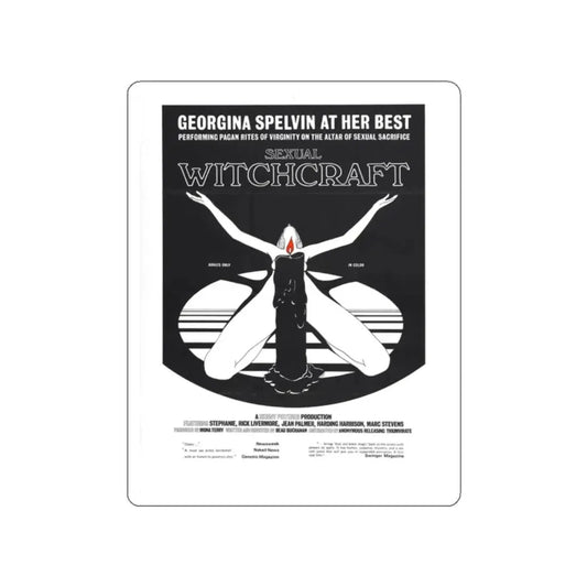 SEXUAL WITCHCRAFT 1973 Movie Poster STICKER Vinyl Die-Cut Decal 2 Inch - The Sticker Space