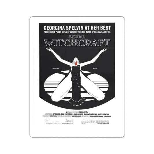 SEXUAL WITCHCRAFT 1973 Movie Poster - STICKER Vinyl Kiss-Cut Decal 2 Inch White - The Sticker Space