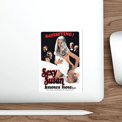 SEXY SUSAN 1968 Movie Poster STICKER Vinyl Die-Cut Decal-The Sticker Space