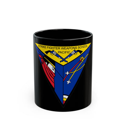 SFWSP Strike Fighter Weapons School Pacific (U.S. Navy) Black Coffee Mug-11oz-The Sticker Space