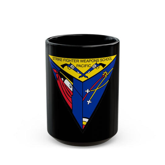 SFWSP Strike Fighter Weapons School Pacific (U.S. Navy) Black Coffee Mug-15oz-The Sticker Space