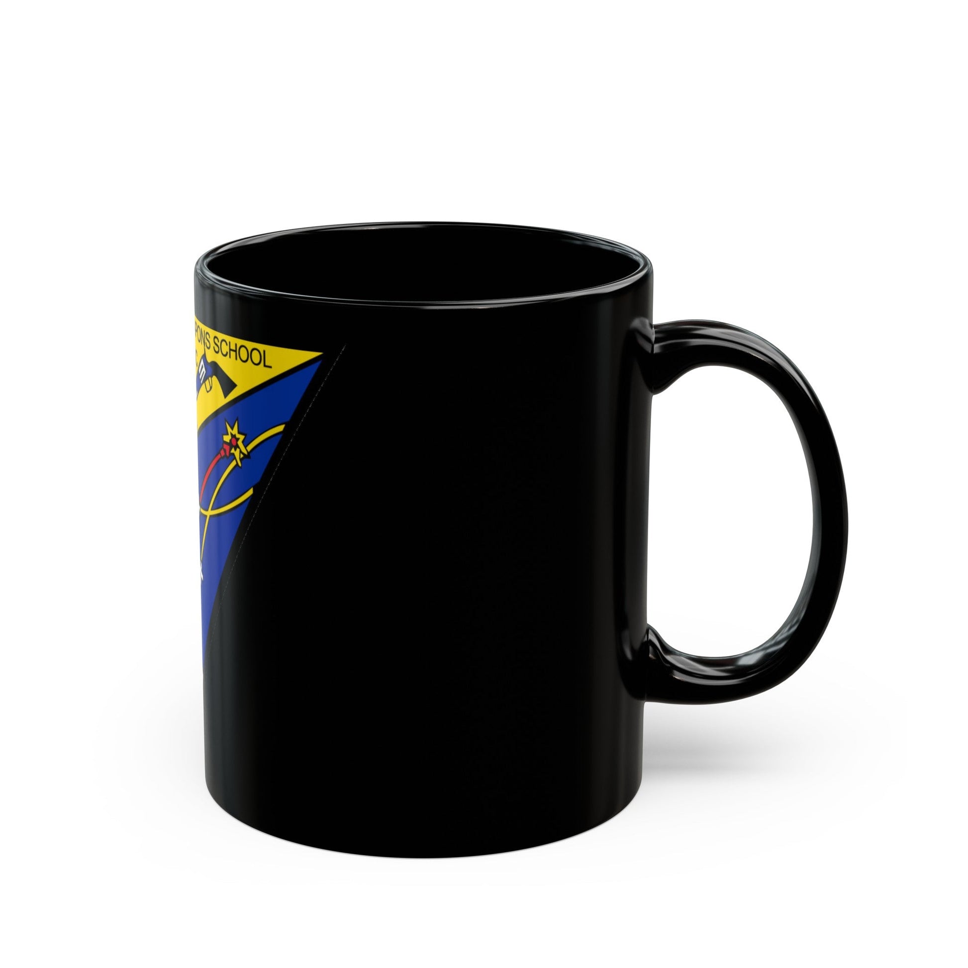 SFWSP Strike Fighter Weapons School Pacific (U.S. Navy) Black Coffee Mug-The Sticker Space