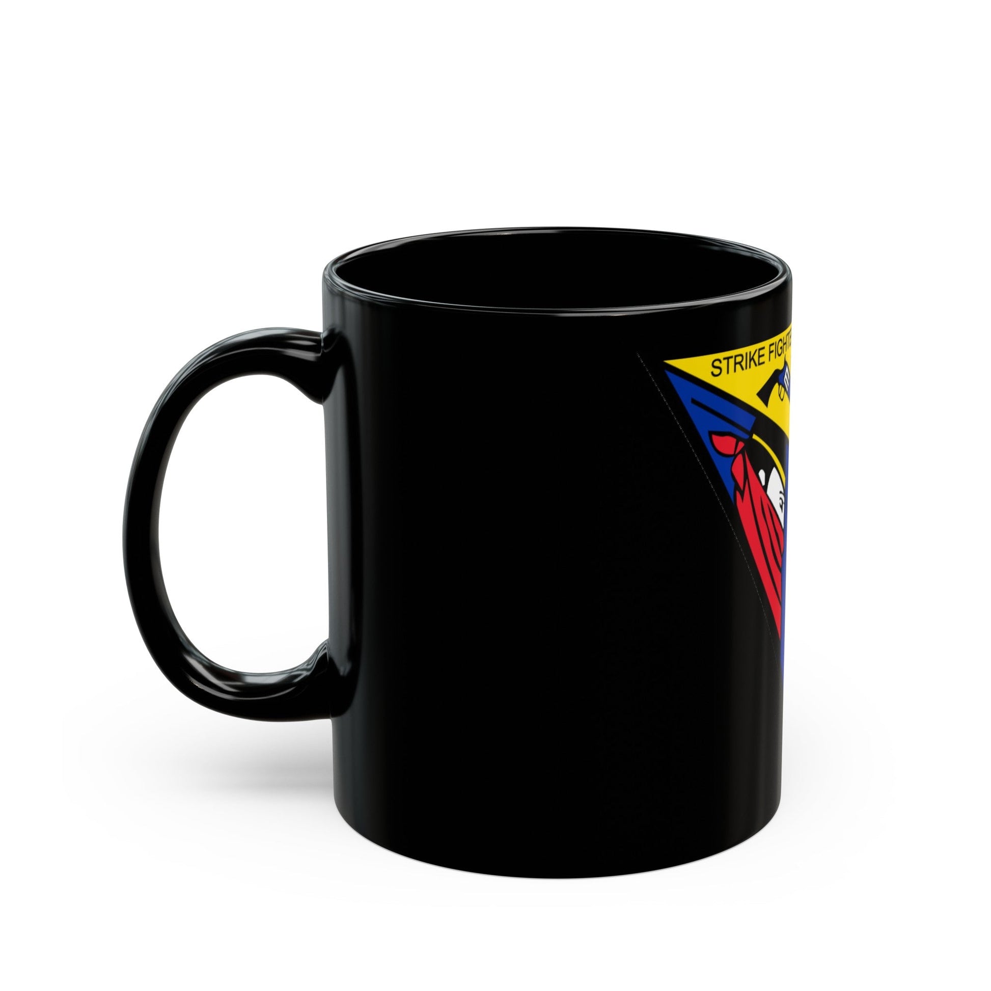 SFWSP Strike Fighter Weapons School Pacific (U.S. Navy) Black Coffee Mug-The Sticker Space