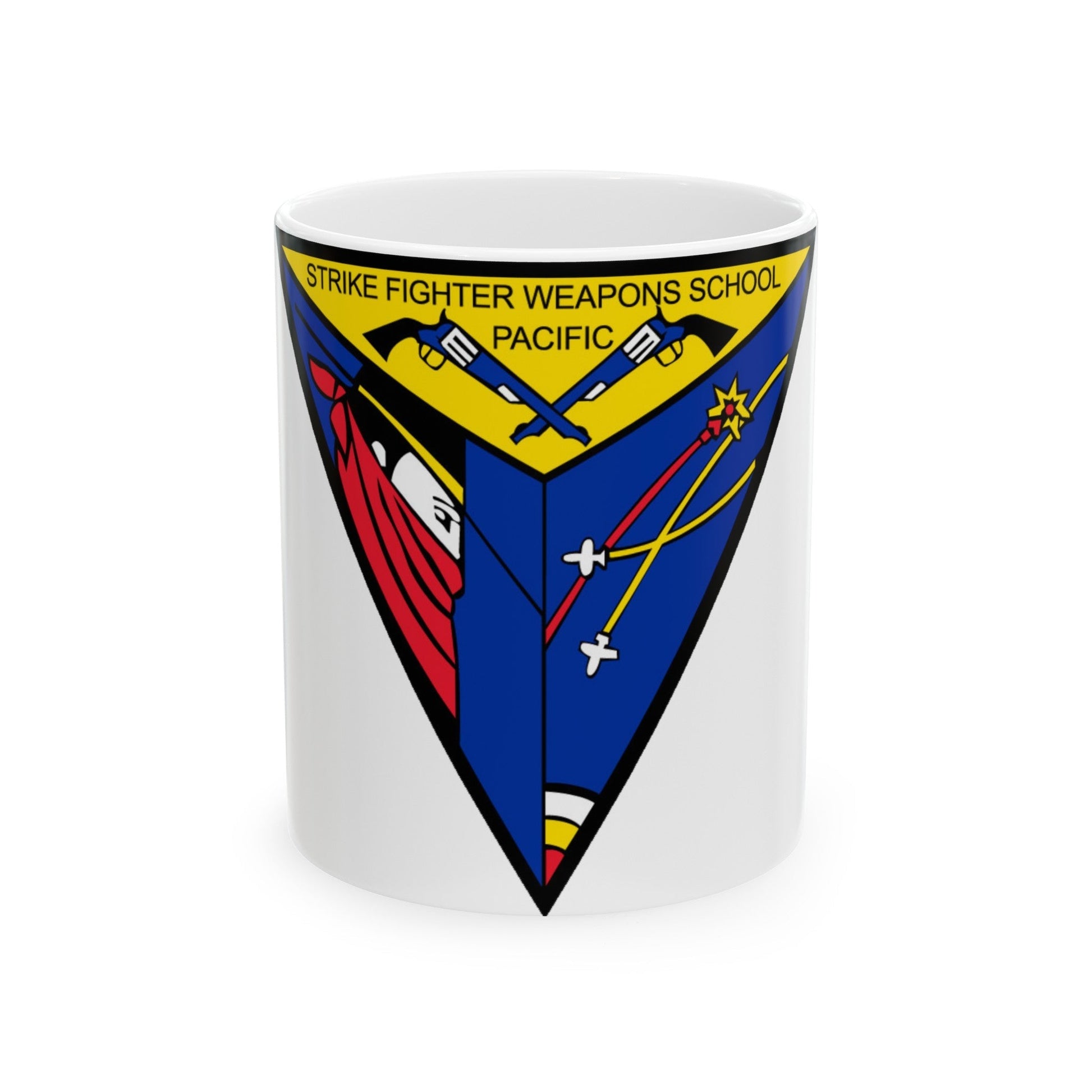 SFWSP Strike Fighter Weapons School Pacific (U.S. Navy) White Coffee Mug-11oz-The Sticker Space