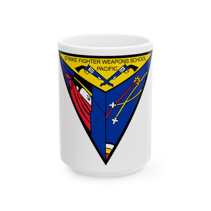 SFWSP Strike Fighter Weapons School Pacific (U.S. Navy) White Coffee Mug-15oz-The Sticker Space