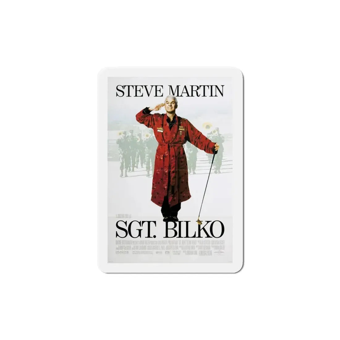 Sgt Bilko 1996 Movie Poster Refrigerator Magnet 5 Inch - The Sticker Space