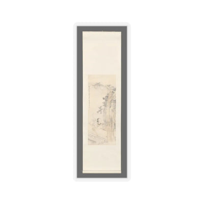 Sha Fu - Woman lost in thought beneath a wutong tree - late 19th or early 20th v2 - STICKER Vinyl Kiss-Cut Decal