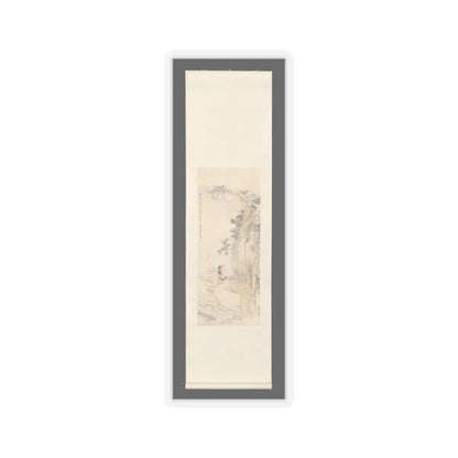 Sha Fu - Woman lost in thought beneath a wutong tree - late 19th or early 20th v2 - STICKER Vinyl Kiss-Cut Decal