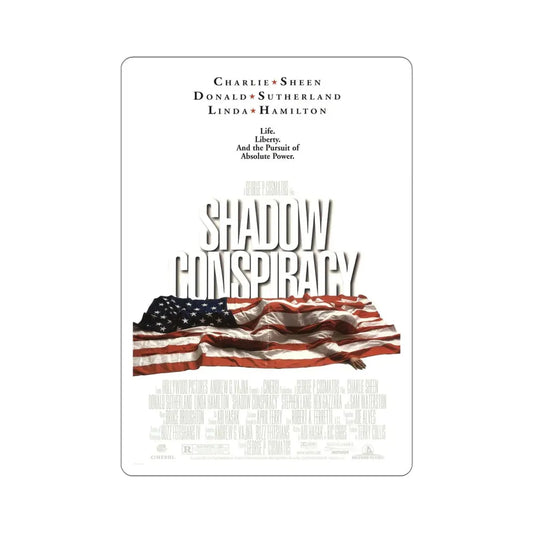 Shadow Conspiracy 1997 Movie Poster STICKER Vinyl Die-Cut Decal 6 Inch - The Sticker Space
