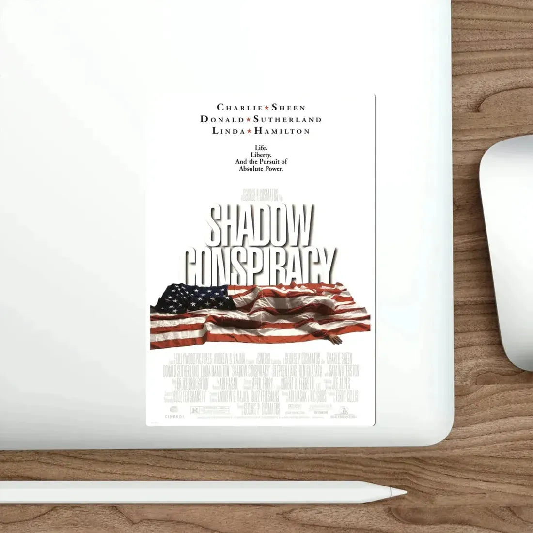 Shadow Conspiracy 1997 Movie Poster STICKER Vinyl Die-Cut Decal - The Sticker Space