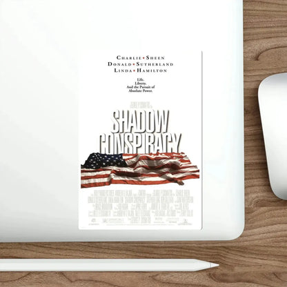 Shadow Conspiracy 1997 Movie Poster STICKER Vinyl Die-Cut Decal - The Sticker Space