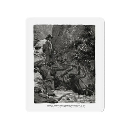 Shadow Dance (2), Cosmopolitan, November 1932 (Magazine Illustration) Refrigerator Magnet 2 Inch Die-Cut - The Sticker Space