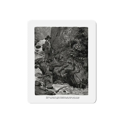 Shadow Dance (2), Cosmopolitan, November 1932 (Magazine Illustration) Refrigerator Magnet 5 Inch Die-Cut - The Sticker Space