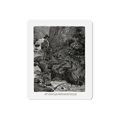 Shadow Dance (2), Cosmopolitan, November 1932 (Magazine Illustration) Refrigerator Magnet 6 Inch Die-Cut - The Sticker Space