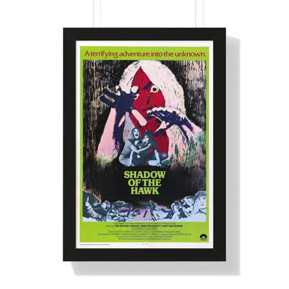 SHADOW OF THE HAWK 1976 - Framed Movie Poster 16″ x 24″ Black - The Sticker Space