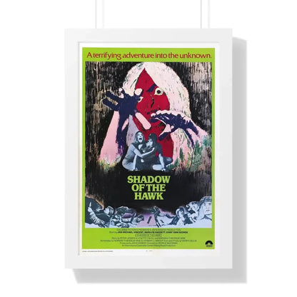 SHADOW OF THE HAWK 1976 - Framed Movie Poster 16″ x 24″ White - The Sticker Space