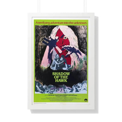 SHADOW OF THE HAWK 1976 - Framed Movie Poster 20" x 30" White - The Sticker Space