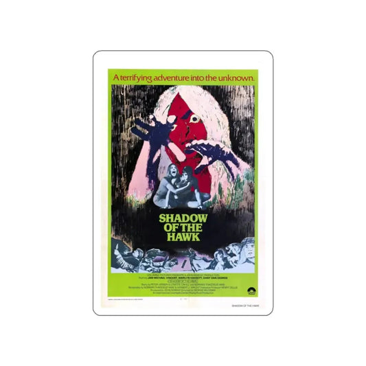 SHADOW OF THE HAWK 1976 Movie Poster STICKER Vinyl Die-Cut Decal 2 Inch - The Sticker Space