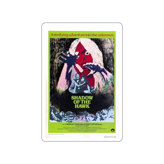SHADOW OF THE HAWK 1976 Movie Poster STICKER Vinyl Die-Cut Decal 2 Inch - The Sticker Space