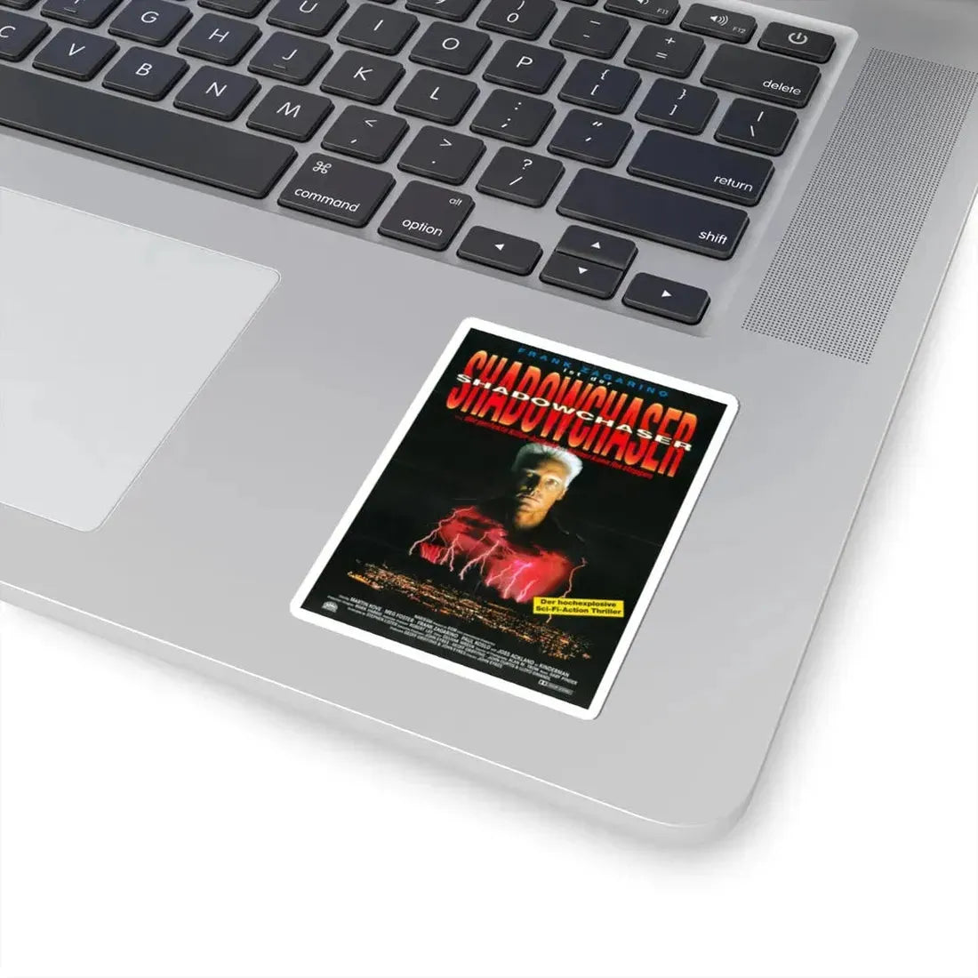 SHADOWCHASER 1992 Movie Poster - STICKER Vinyl Kiss-Cut Decal - The Sticker Space