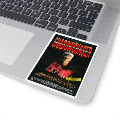 SHADOWCHASER 1992 Movie Poster - STICKER Vinyl Kiss-Cut Decal - The Sticker Space