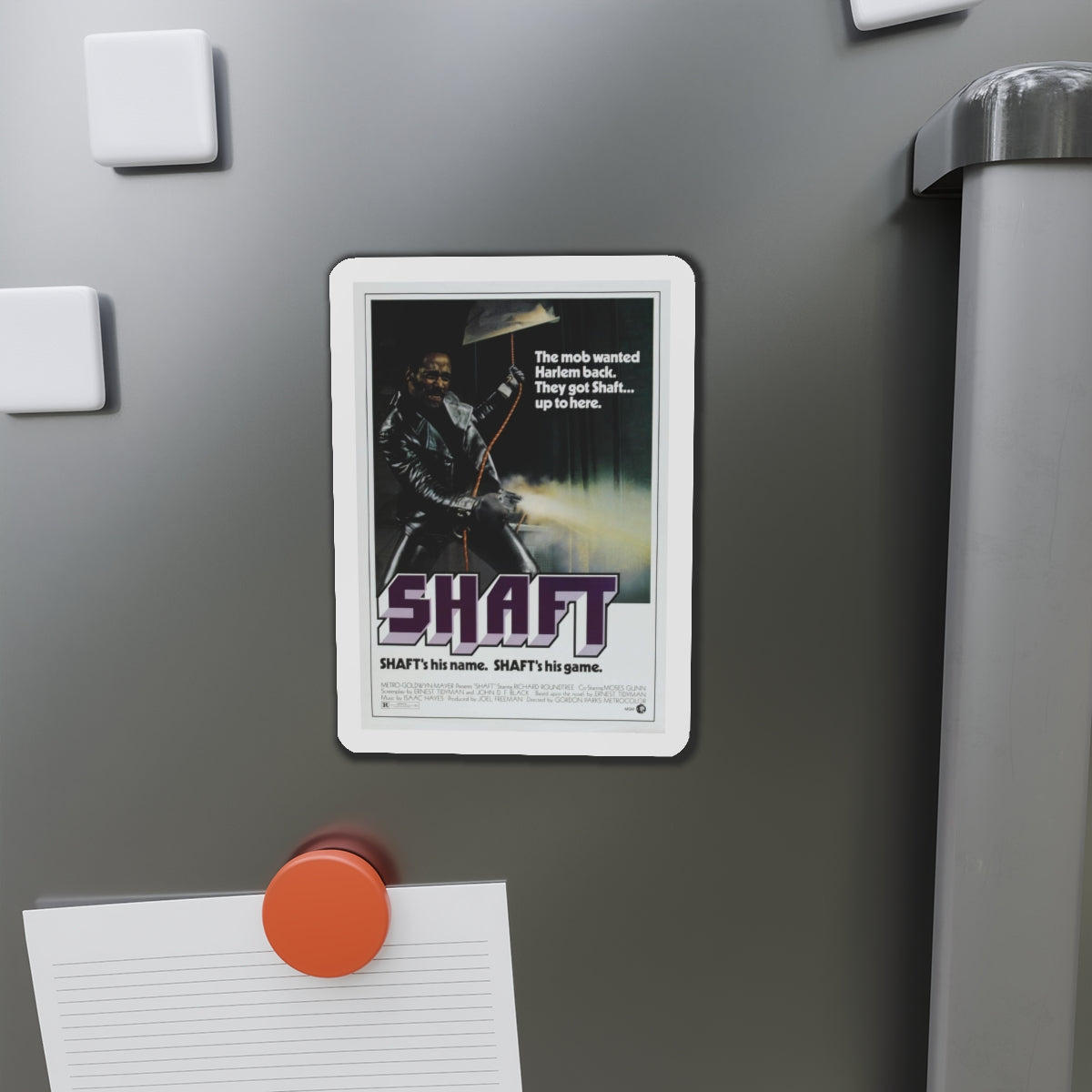 SHAFT 1971 Movie Poster - Refrigerator Magnet-The Sticker Space