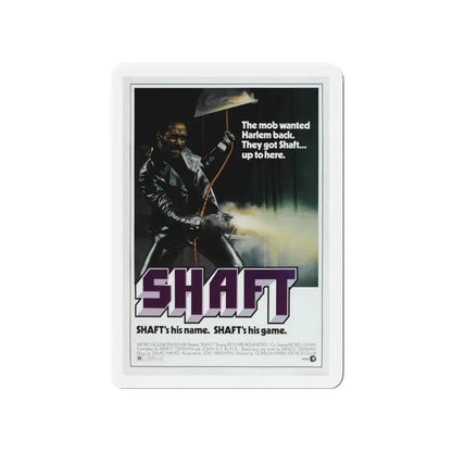 SHAFT 1971 Movie Poster - Refrigerator Magnet 4 Inch Die-Cut - The Sticker Space