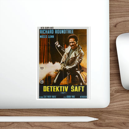 SHAFT (2) 1971 Movie Poster STICKER Vinyl Die-Cut Decal-The Sticker Space