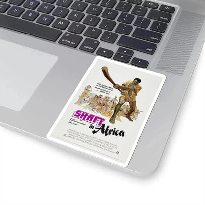Shaft in Africa 1973 Movie Poster - STICKER Vinyl Kiss-Cut Decal - The Sticker Space