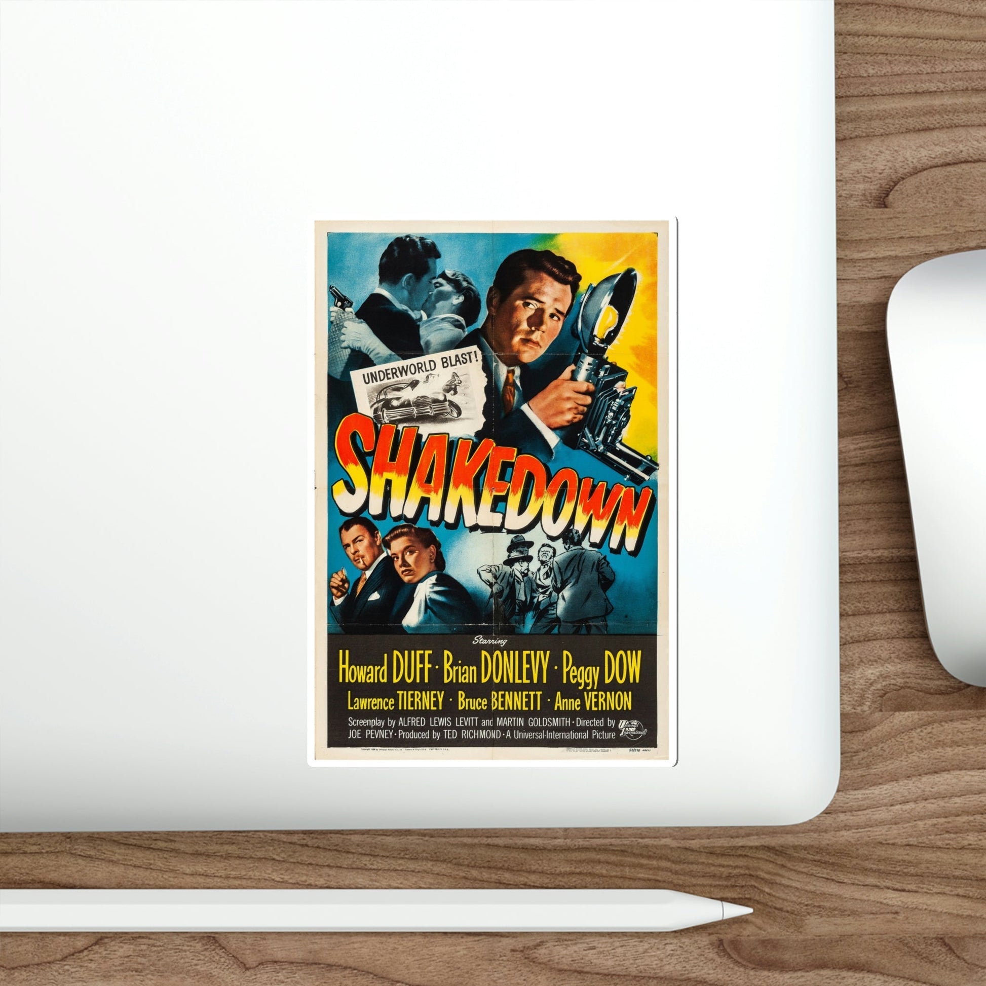 Shakedown 1950 Movie Poster STICKER Vinyl Die-Cut Decal-The Sticker Space