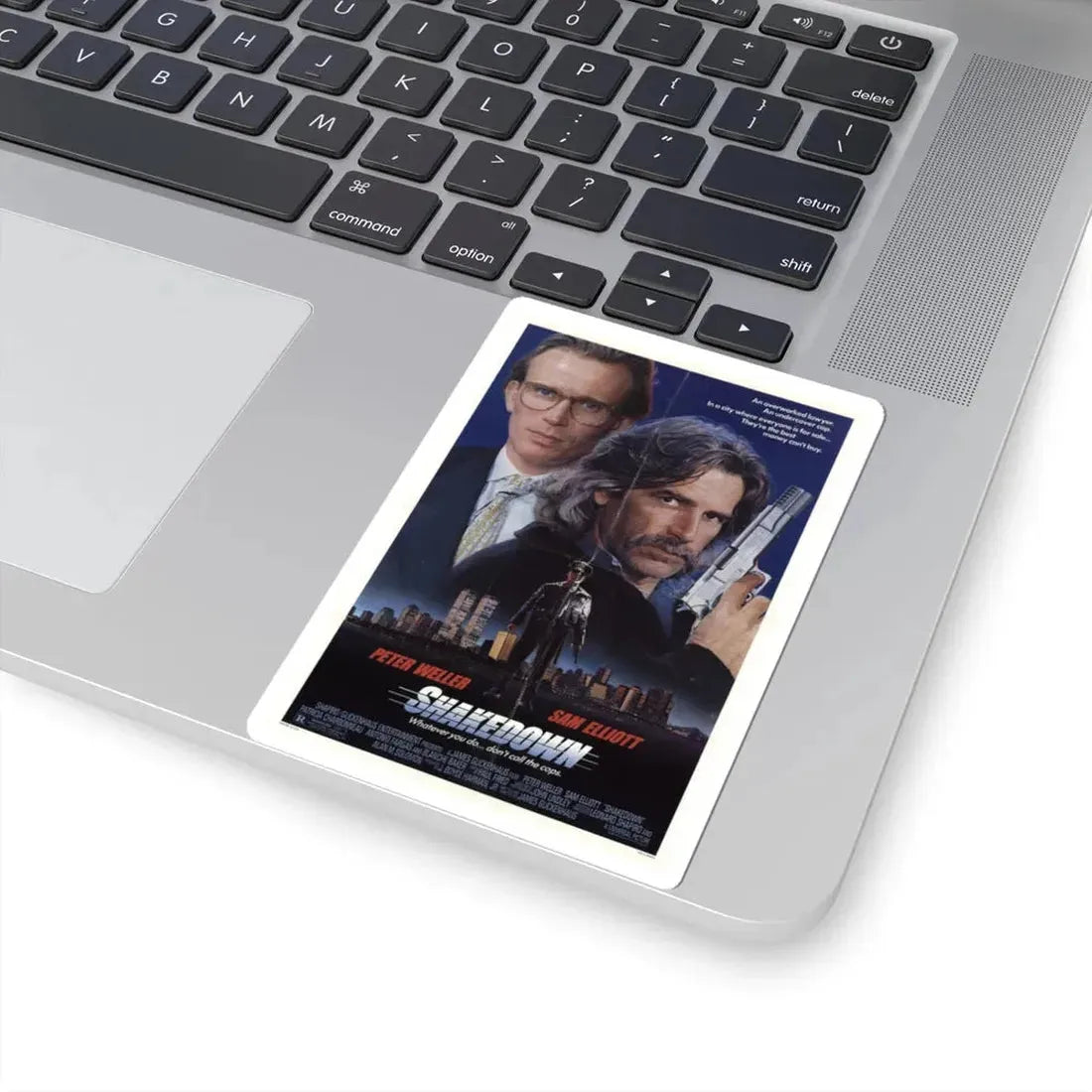 Shakedown 1988 Movie Poster - STICKER Vinyl Kiss-Cut Decal - The Sticker Space