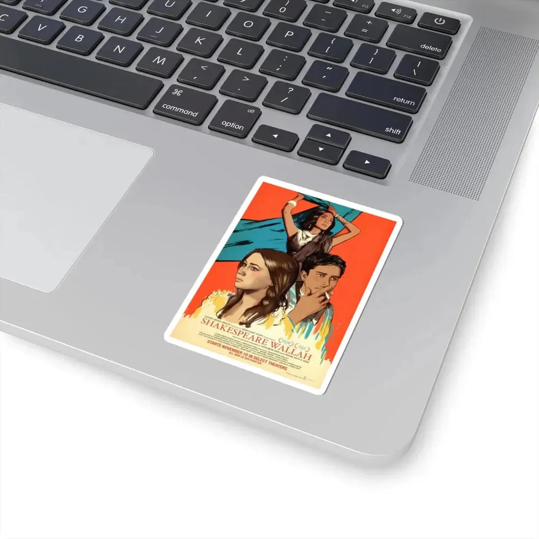 Shakespeare Wallah 1965 Movie Poster - STICKER Vinyl Kiss-Cut Decal - The Sticker Space