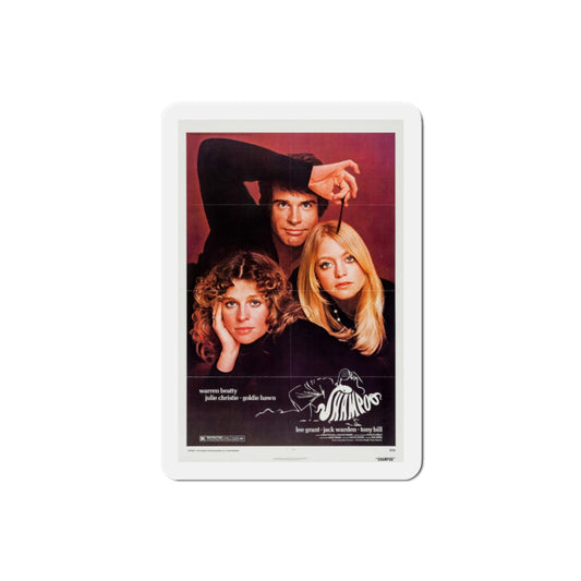 Shampoo 1975 Movie Poster Die-Cut Magnet-2 Inch-The Sticker Space