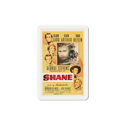 Shane 1953 Movie Poster Die-Cut Magnet-6 Inch-The Sticker Space