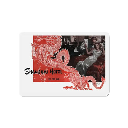 Shanghai Hotel (1), Cosmopolitan, June 1939 (Magazine Illustration) Refrigerator Magnet 3 Inch Die-Cut - The Sticker Space