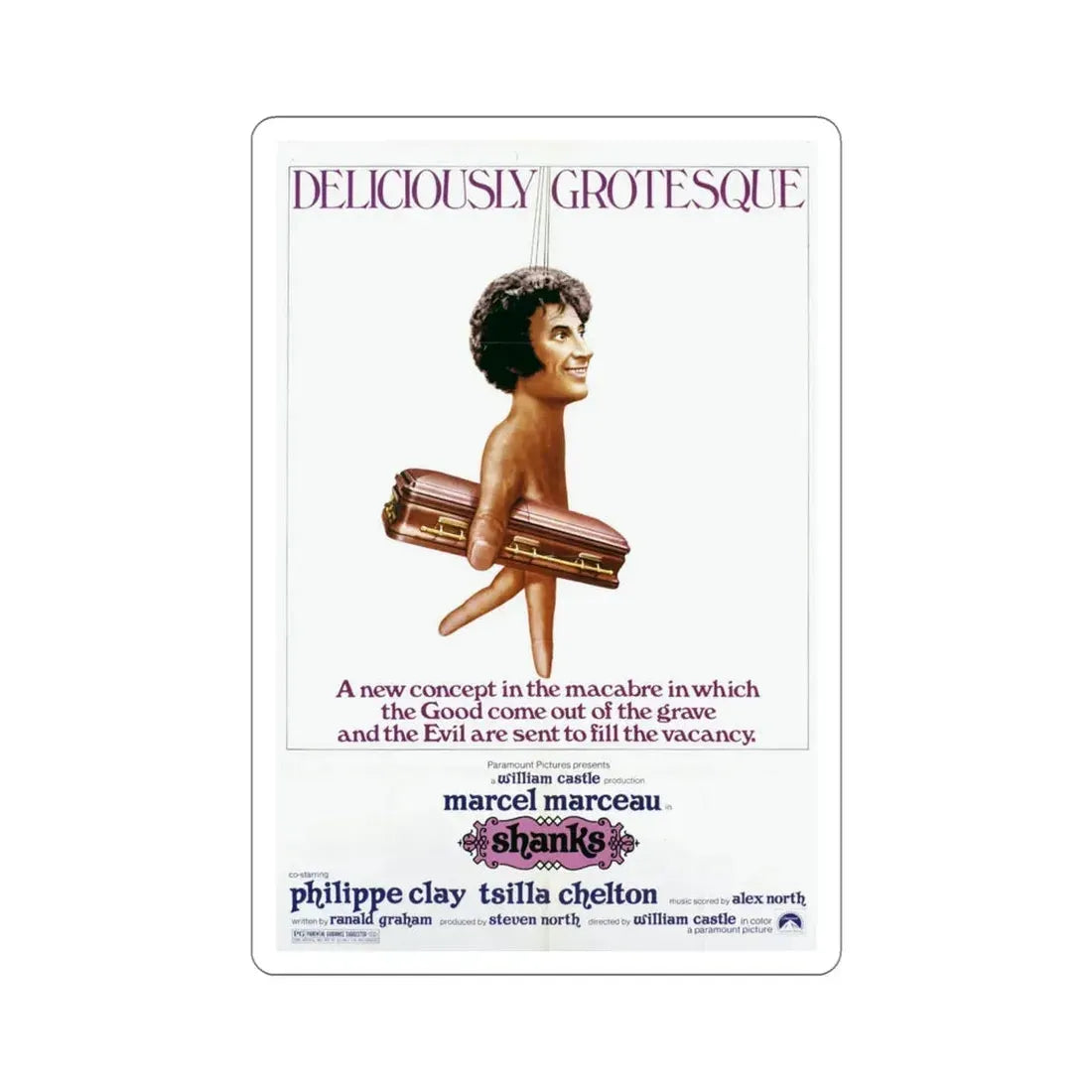 Shanks 1974 Movie Poster STICKER Vinyl Die-Cut Decal 6 Inch - The Sticker Space