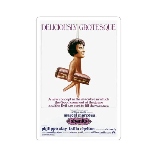 Shanks 1974 Movie Poster - STICKER Vinyl Kiss-Cut Decal 2 Inch White - The Sticker Space