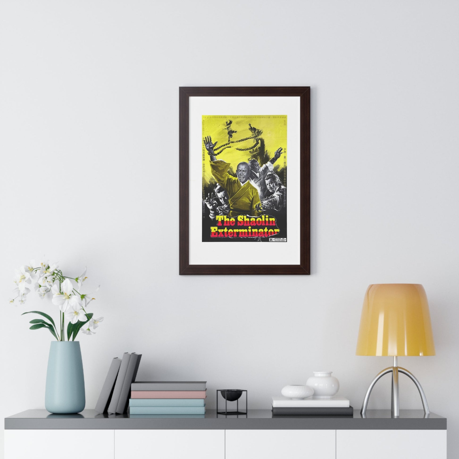 SHAOLIN EXTERMINATOR 1977 - Framed Movie Poster-The Sticker Space