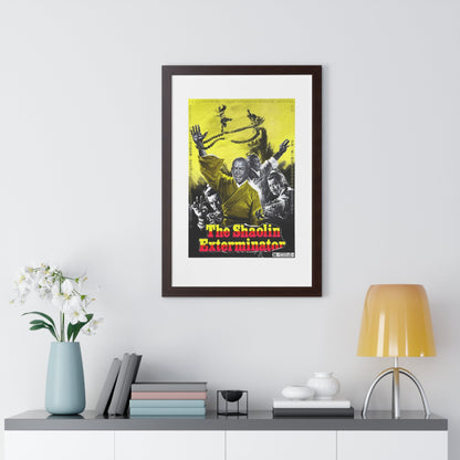 SHAOLIN EXTERMINATOR 1977 - Framed Movie Poster-The Sticker Space