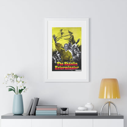 SHAOLIN EXTERMINATOR 1977 - Framed Movie Poster-The Sticker Space