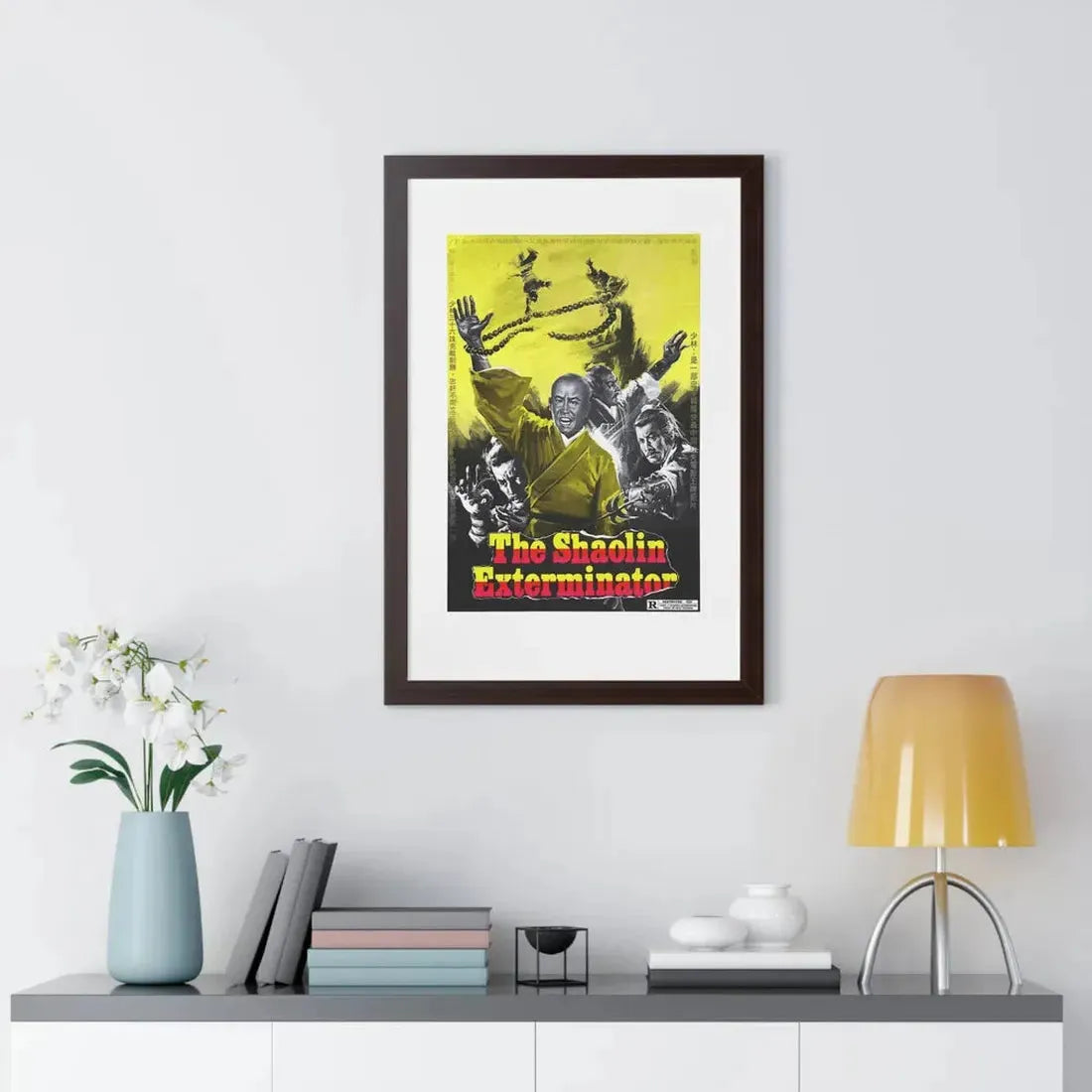 SHAOLIN EXTERMINATOR 1977 - Framed Movie Poster - The Sticker Space