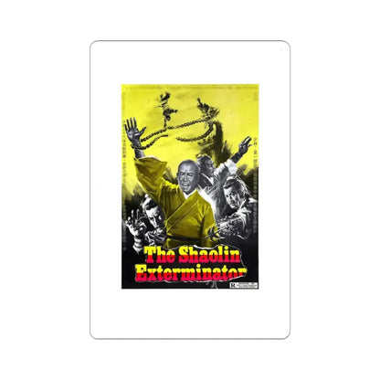 SHAOLIN EXTERMINATOR 1977 Movie Poster - STICKER Vinyl Kiss-Cut Decal 3 Inch White - The Sticker Space